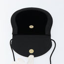 SAINT LAURENT Shoulder Bag Velor Black Gold Auth bs31045-10