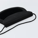 SAINT LAURENT Shoulder Bag Velor Black Gold Auth bs31045-6