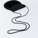 SAINT LAURENT Shoulder Bag Velor Black Gold Auth bs31045-7