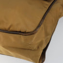 PRADA Shoulder Bag Nylon Beige Silver Auth bs31046-9
