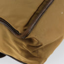 PRADA Shoulder Bag Nylon Beige Silver Auth bs31046-16