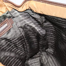 PRADA Shoulder Bag Nylon Beige Silver Auth bs31046-20