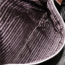 PRADA Shoulder Bag Nylon Beige Silver Auth bs31046-23