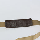 PRADA Shoulder Bag Nylon Beige Silver Auth bs31046-8