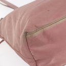 PRADA Tote Bag Nylon Pink Silver Auth bs31047-14