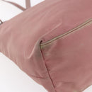 PRADA Tote Bag Nylon Pink Silver Auth bs31047-16