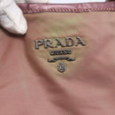PRADA Tote Bag Nylon Pink Silver Auth bs31047-17