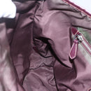 PRADA Tote Bag Nylon Pink Silver Auth bs31047-20