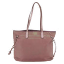 PRADA Tote Bag Nylon Pink Silver Auth bs31047-2