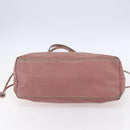 PRADA Tote Bag Nylon Pink Silver Auth bs31047-5