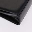 GIVENCHY Hand Bag Leather Black Gold Auth bs31048-15