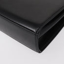 GIVENCHY Hand Bag Leather Black Gold Auth bs31048-16