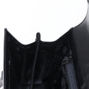 GIVENCHY Hand Bag Leather Black Gold Auth bs31048-22