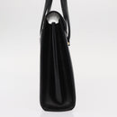 GIVENCHY Hand Bag Leather Black Gold Auth bs31048-4