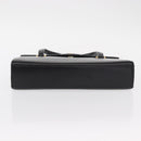 GIVENCHY Hand Bag Leather Black Gold Auth bs31048-5