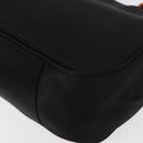 GIVENCHY Hand Bag Nylon Black Gold Auth bs31049-16