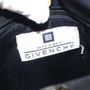 GIVENCHY Hand Bag Nylon Black Gold Auth bs31049-10