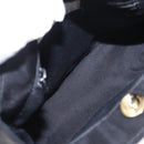 GIVENCHY Hand Bag Nylon Black Gold Auth bs31049-11