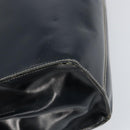 LOEWE Hand Bag Leather Navy Gold Auth bs31051-16