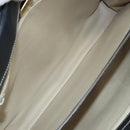 LOEWE Hand Bag Leather Navy Gold Auth bs31051-11