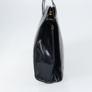 LOEWE Hand Bag Leather Navy Gold Auth bs31051-3