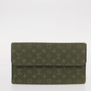 LOUIS VUITTON Epi Monogram Mini Wallet 2 Set Brown Khaki LV Auth bs31053-10