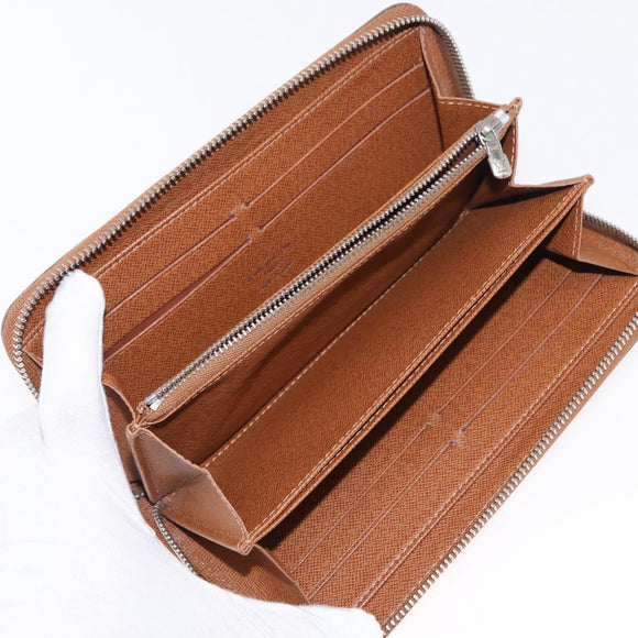 LOUIS VUITTON Epi Monogram Mini Wallet 2 Set Brown Khaki LV Auth bs31053