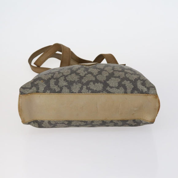 SAINT LAURENT Shoulder Bag Leather 2 Set Red Brown Auth bs31054