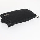 FENDI Zucca Canvas Clutch Bag PVC 2 Set Beige Black Auth bs31055-13