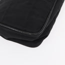 FENDI Zucca Canvas Clutch Bag PVC 2 Set Beige Black Auth bs31055-15