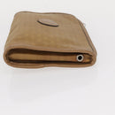 FENDI Zucca Canvas Clutch Bag PVC 2 Set Beige Black Auth bs31055-4