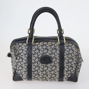 CELINE Macadam Canvas C Sulky Shoulder Bag 2 Set Beige Navy Auth bs31056 - 0