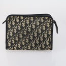 Christian Dior Trotter Canvas Shoulder Bag 2 Set Navy Brown Auth bs31057-10