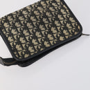 Christian Dior Trotter Canvas Shoulder Bag 2 Set Navy Brown Auth bs31057-13