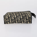 Christian Dior Trotter Canvas Shoulder Bag 2 Set Navy Brown Auth bs31057-14