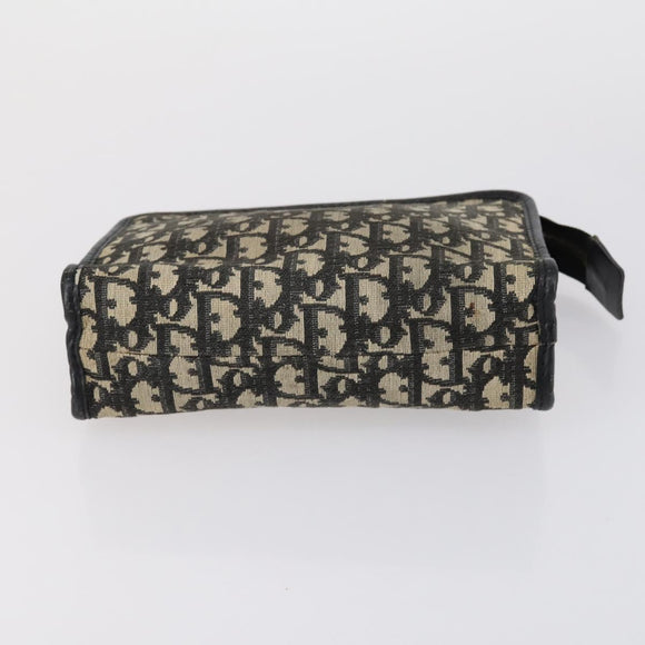 Christian Dior Trotter Canvas Shoulder Bag 2 Set Navy Brown Auth bs31057