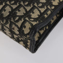 Christian Dior Trotter Canvas Shoulder Bag 2 Set Navy Brown Auth bs31057-15