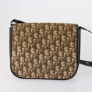 Christian Dior Trotter Canvas Shoulder Bag 2 Set Navy Brown Auth bs31057-3