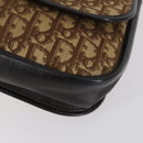 Christian Dior Trotter Canvas Shoulder Bag 2 Set Navy Brown Auth bs31057-8