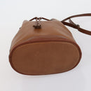 BURBERRY Schoudertas Leer Canvas 2-delig Beige Bruin Auth bs31058-15