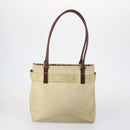 BURBERRY Schoudertas Leer Canvas 2-delig Beige Bruin Auth bs31058-3