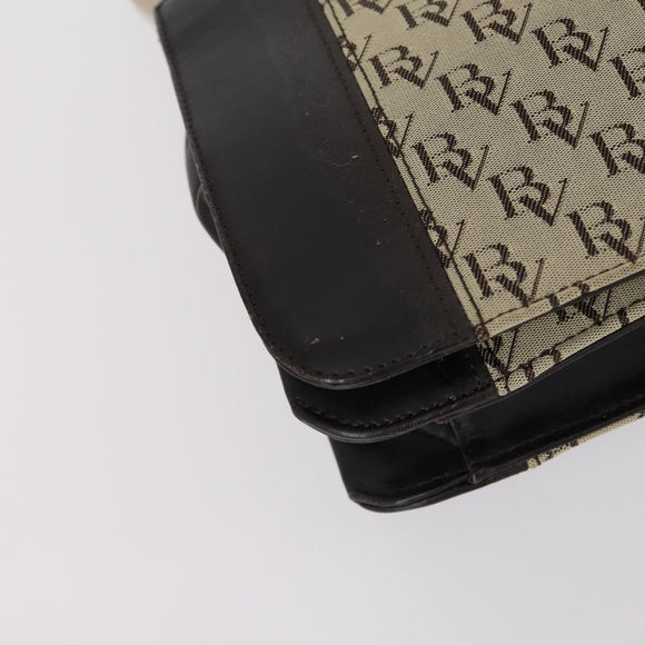 BOTTEGA VENETA Shoulder Bag Canvas 2 Set Beige Brown Auth bs31060