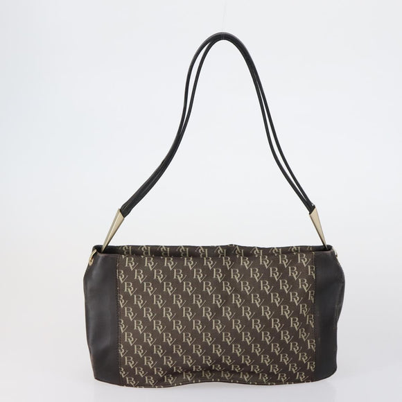 BOTTEGA VENETA Shoulder Bag Canvas 2 Set Beige Brown Auth bs31060