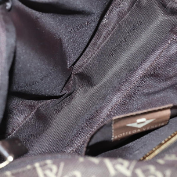 BOTTEGA VENETA Shoulder Bag Canvas 2 Set Beige Brown Auth bs31060