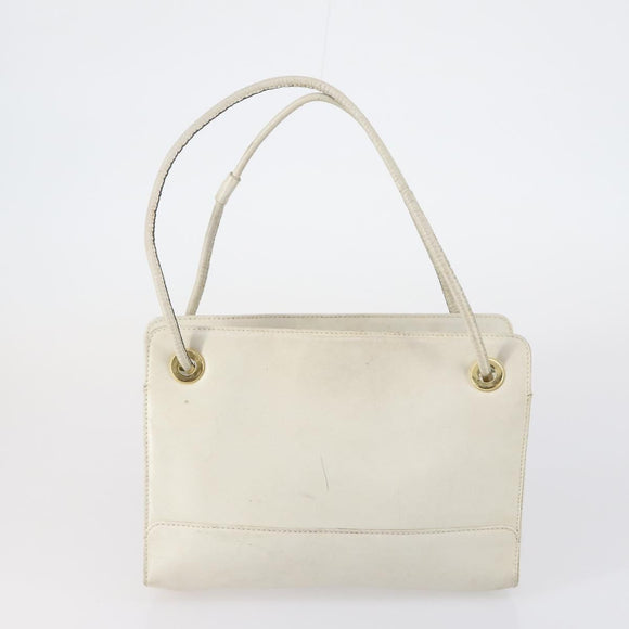 LOEWE Clutch Bag Leather 3 Set Beige Black Brown Auth bs31061