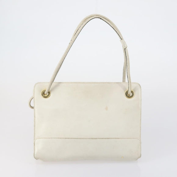 LOEWE Clutch Bag Leather 3 Set Beige Black Brown Auth bs31061