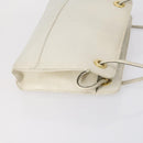 LOEWE Clutch Bag Leather 3 Set Beige Black Brown Auth bs31061-4