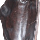 LOEWE Clutch Bag Leather 3 Set Beige Black Brown Auth bs31061-8