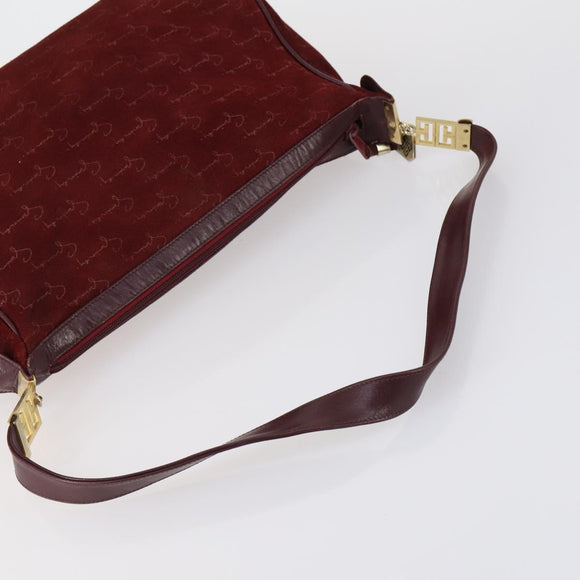 HERMES Givenchy Bally Tas Canvas Suède PVC 3-delig Beige Bordeaux Auth bs31062