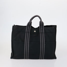 HERMES Givenchy Bally Bag Canvas Suede PVC 3 Set Beige Bordeaux Auth bs31062 - 0